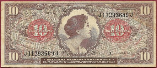 Usa dollars mpc - 10,