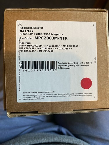 Toner 1stck mpc2003m ntr - 1stck., /