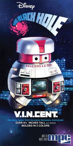 The black hole - black, robot